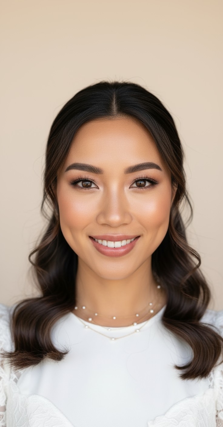 After Messy Ponytail Hairstyle For Wedding